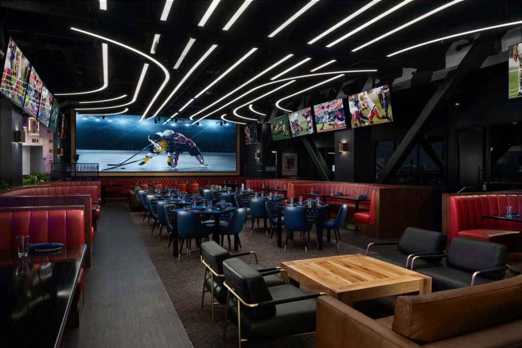 Restaurant, Las Vegas Strip Flanker Kitchen + Sports Bar